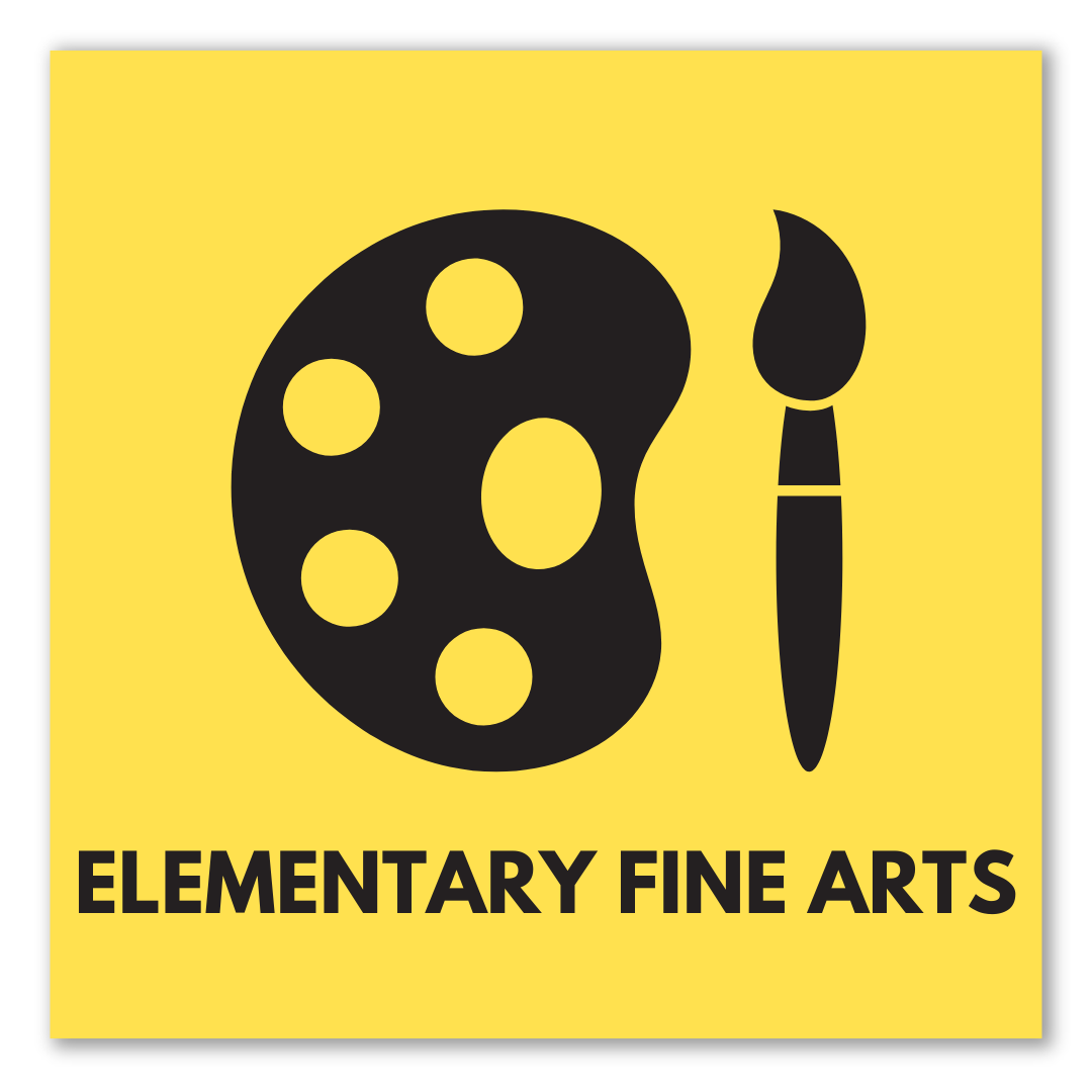 graphic that says elementary fine arts
