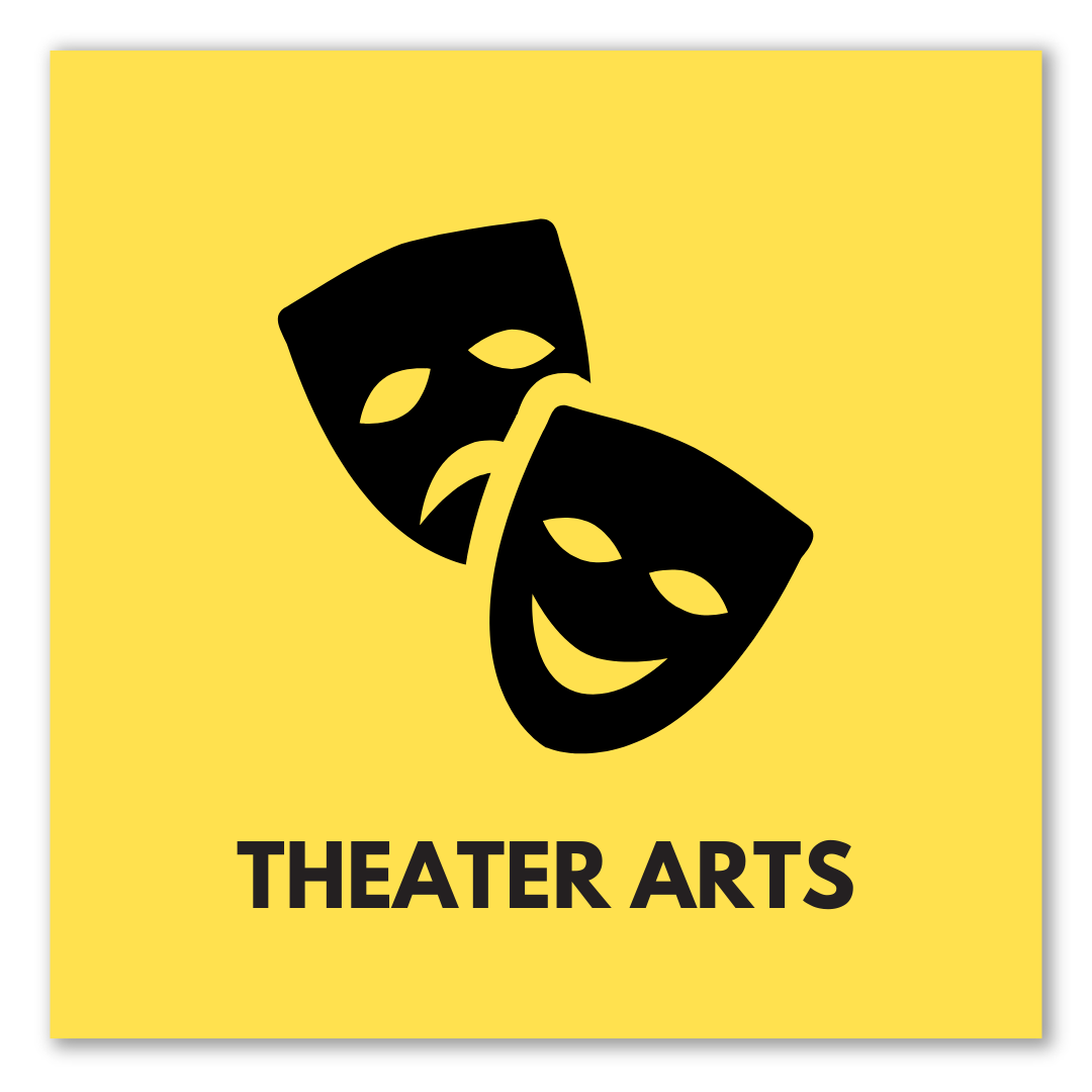graphic that says theater arts