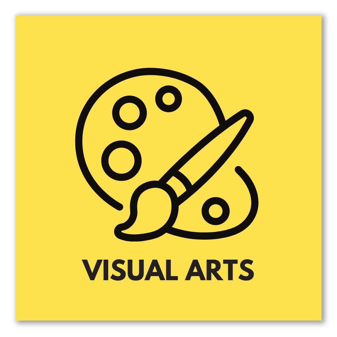 graphic that says visual arts
