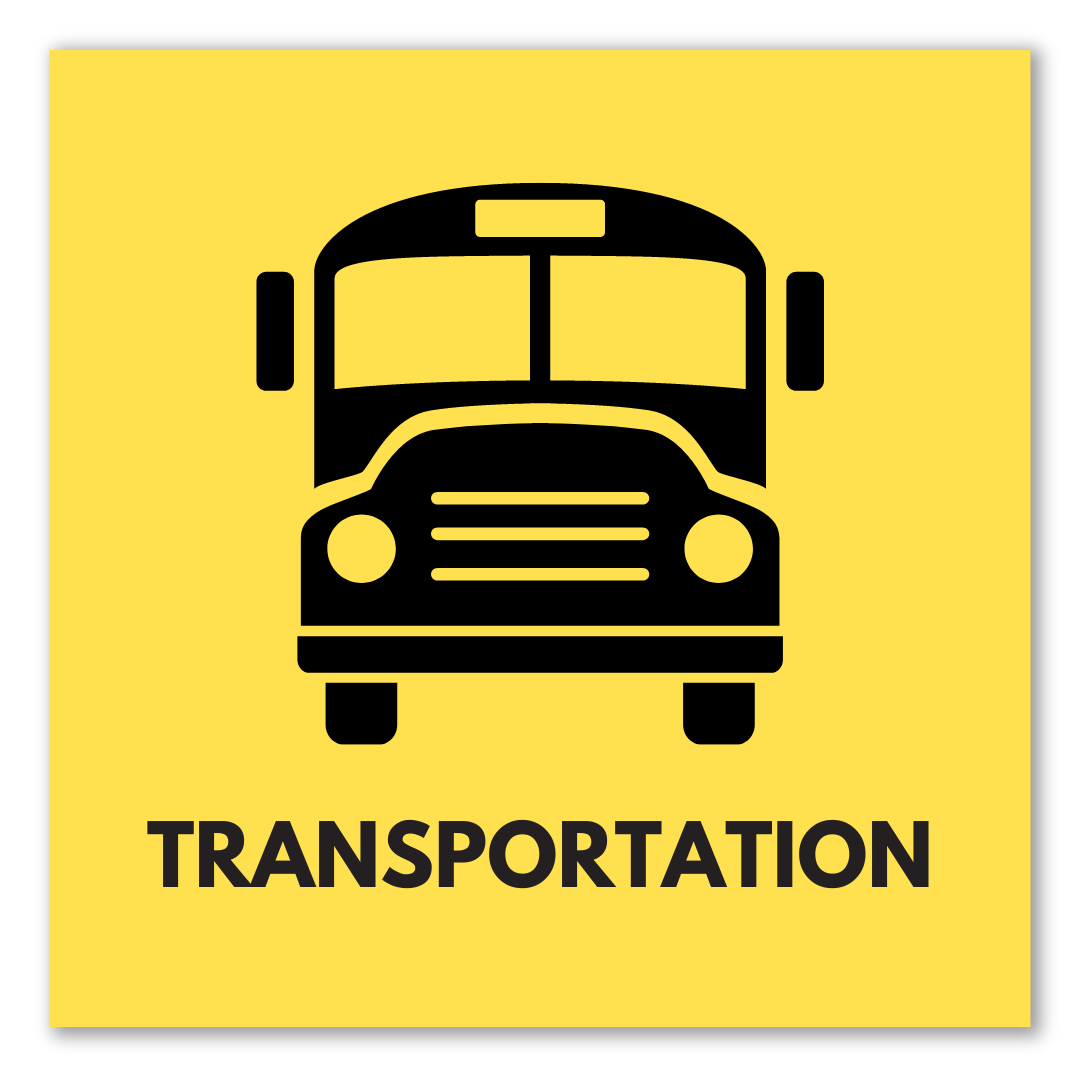 graphic that says transportation