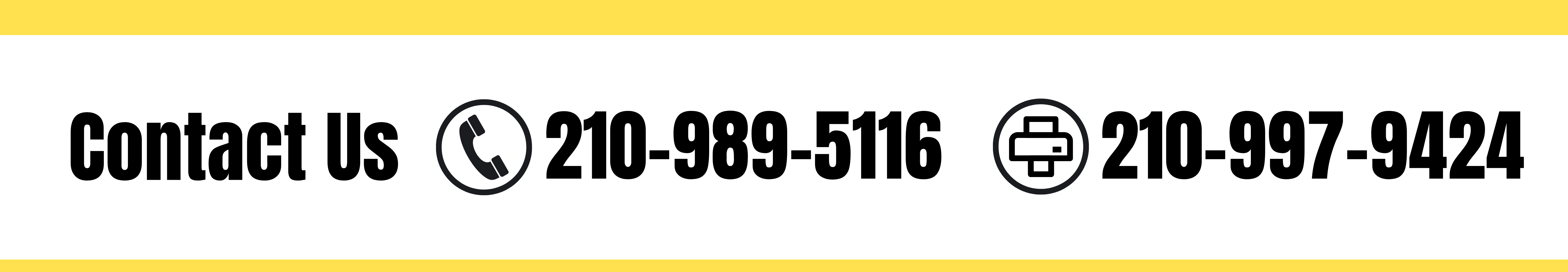 Contact Us Phone: 210-989-5116 Fax: 210-997-9424