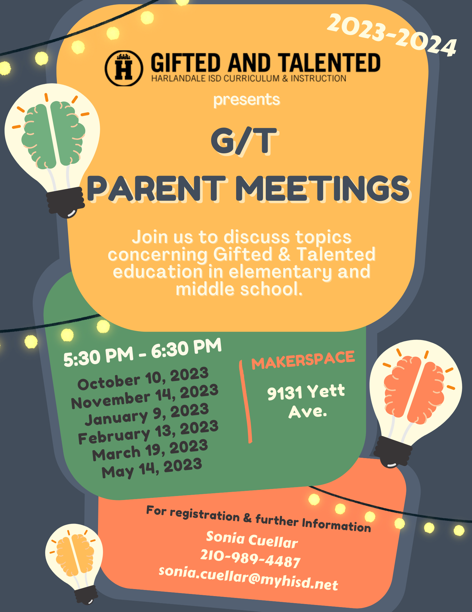 G/T Parent Meeting Flyer