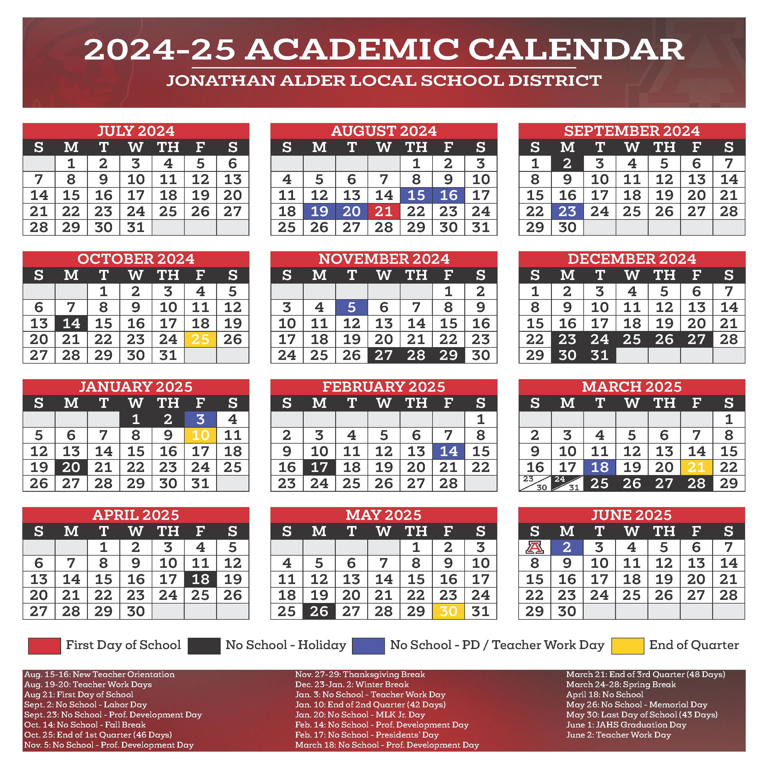 Madison County Alabama School Calendar 2025 26 Amber Jamison