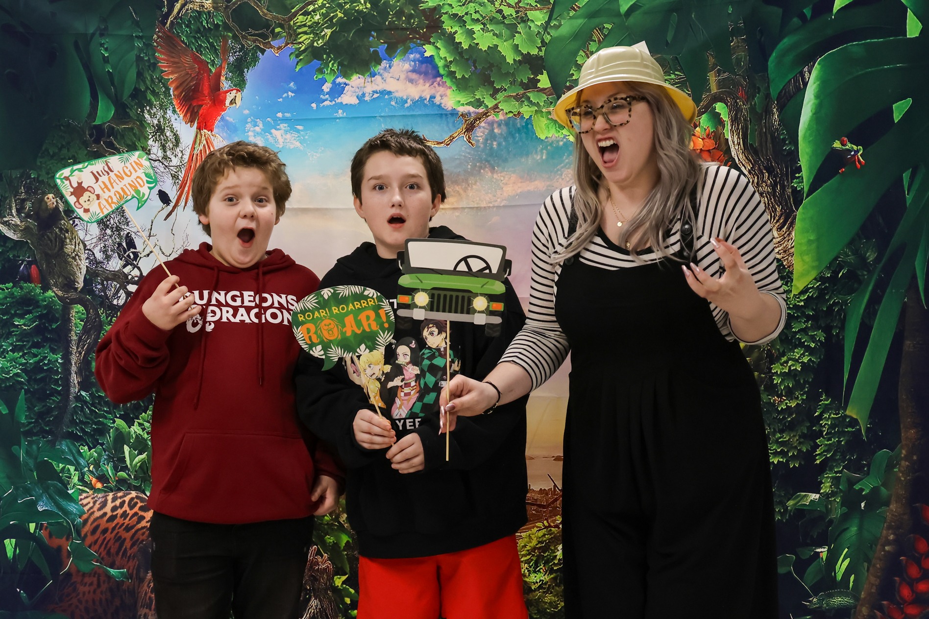 Students at Wild About Monroe Night