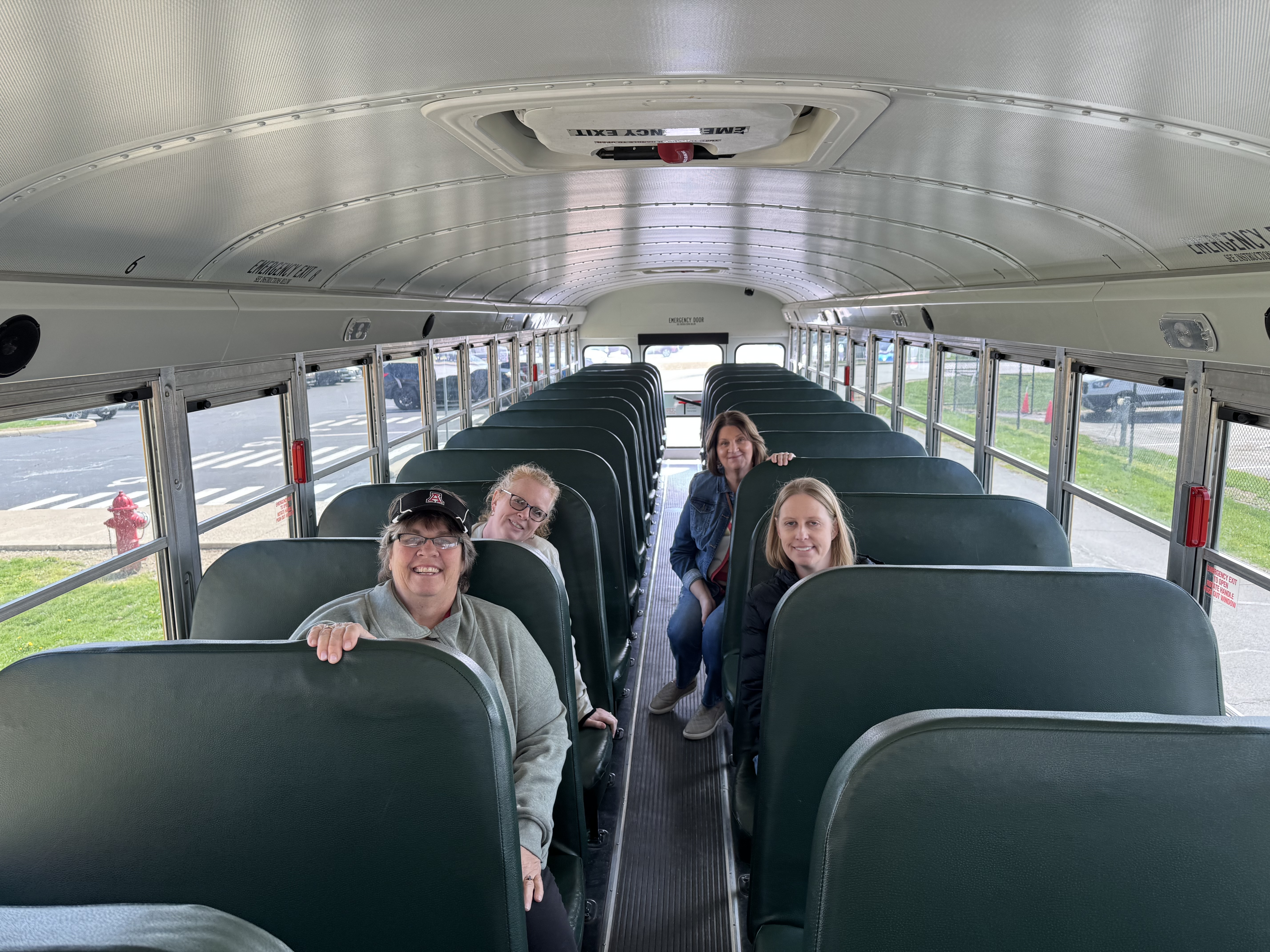 Food Service staff on bus