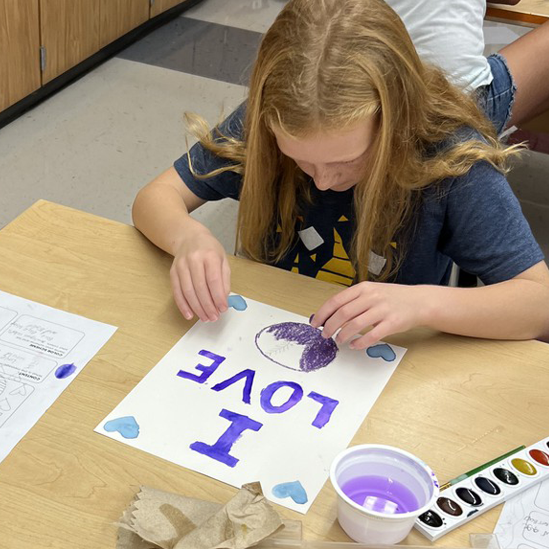 cms student painting