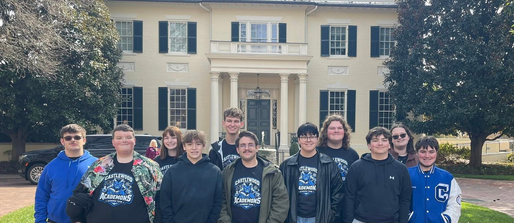 CHS Students at the Governor's Mansion in Richmond