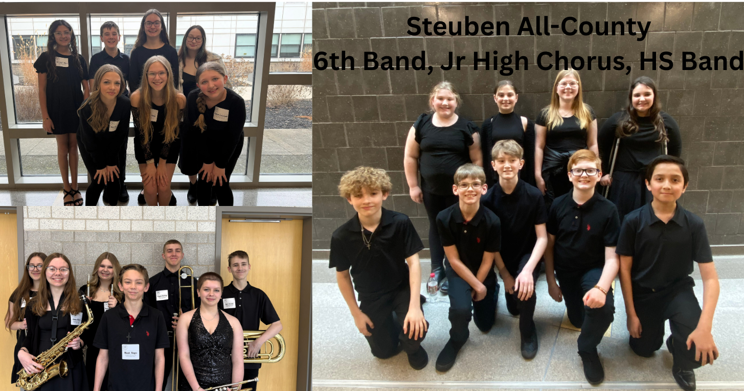 All County Students posing for picture wearing black