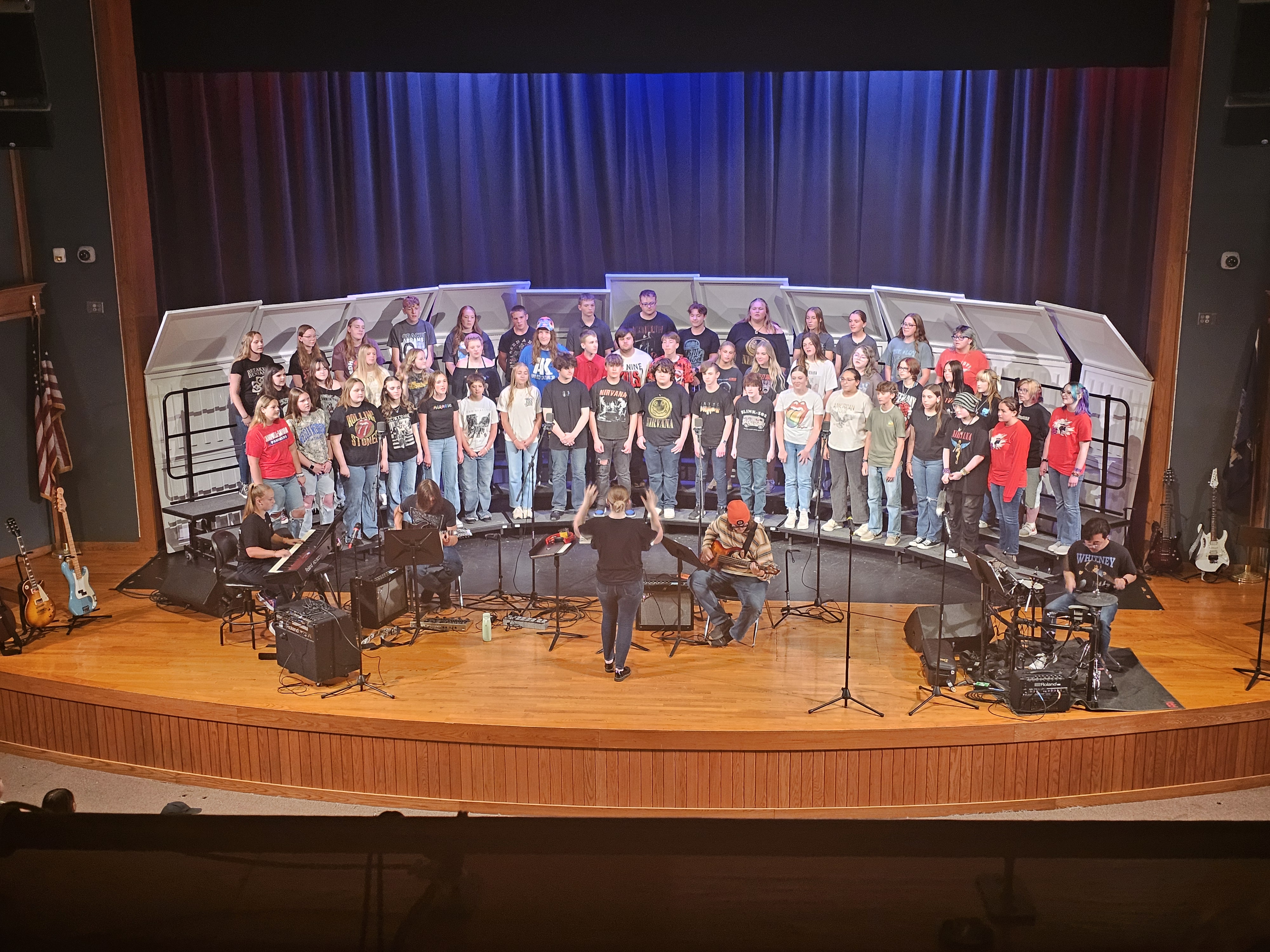 Full choir pic on stage