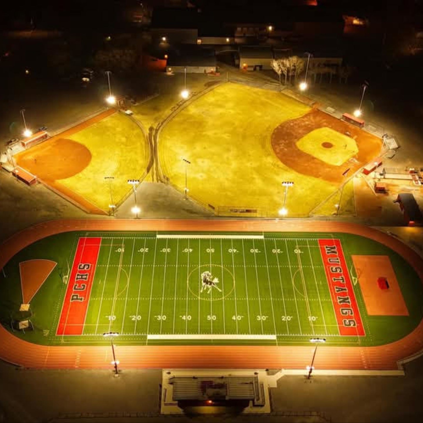 Pershing football field