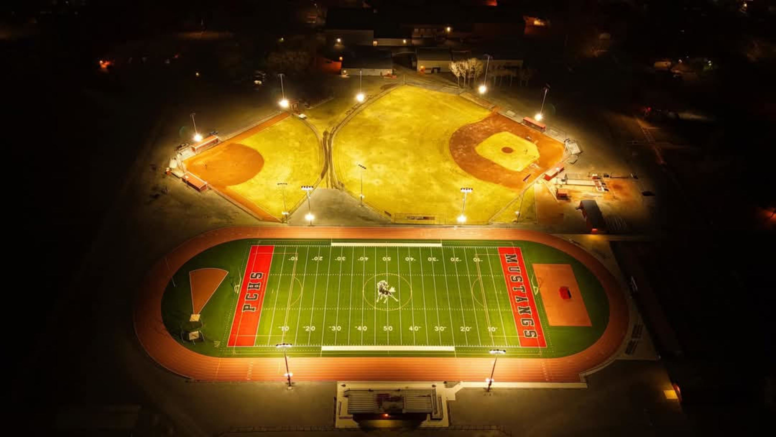School football field