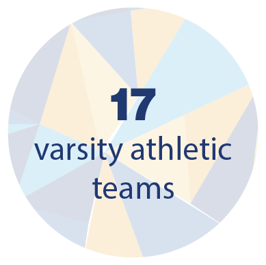 17 varsity athletic teams