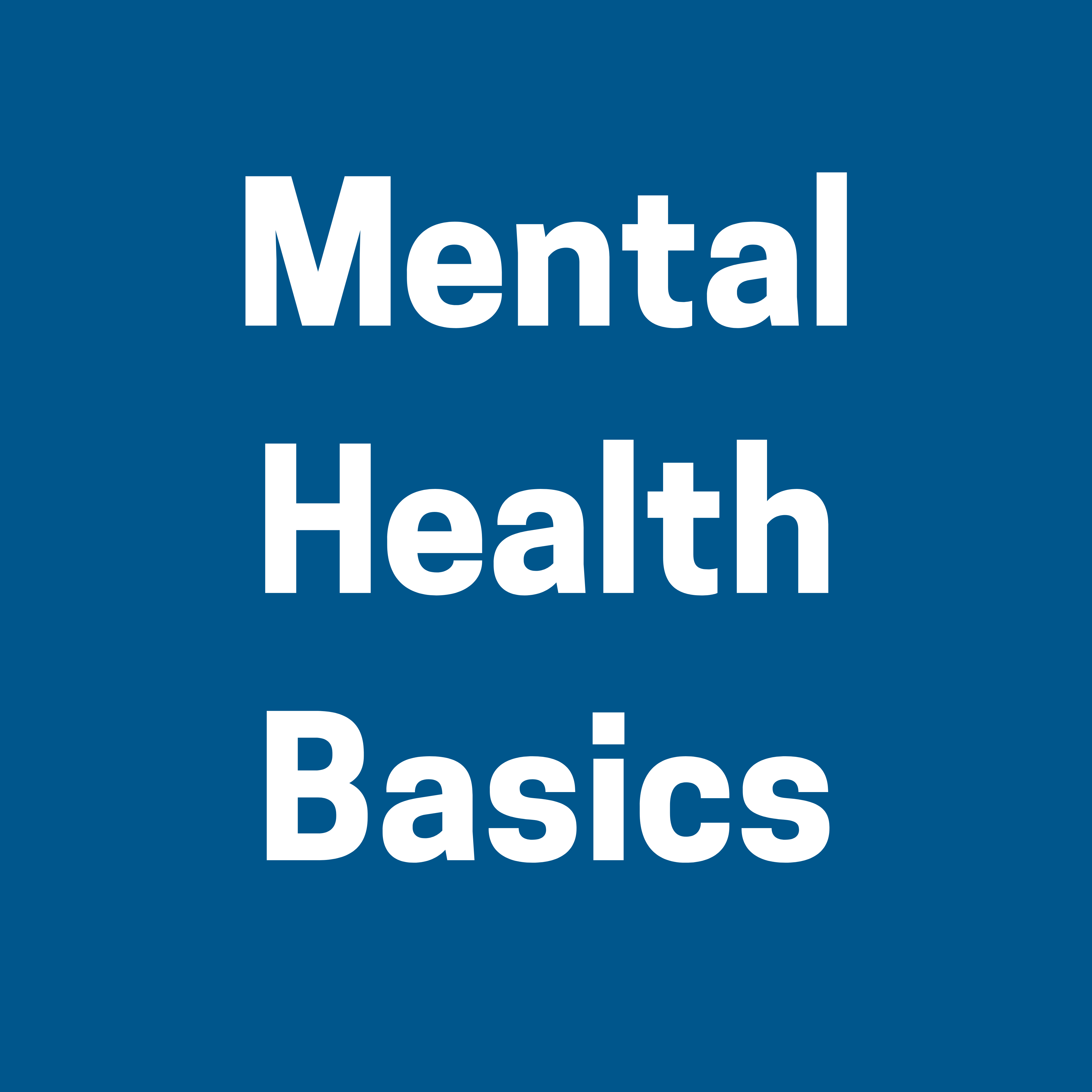 mental health basics