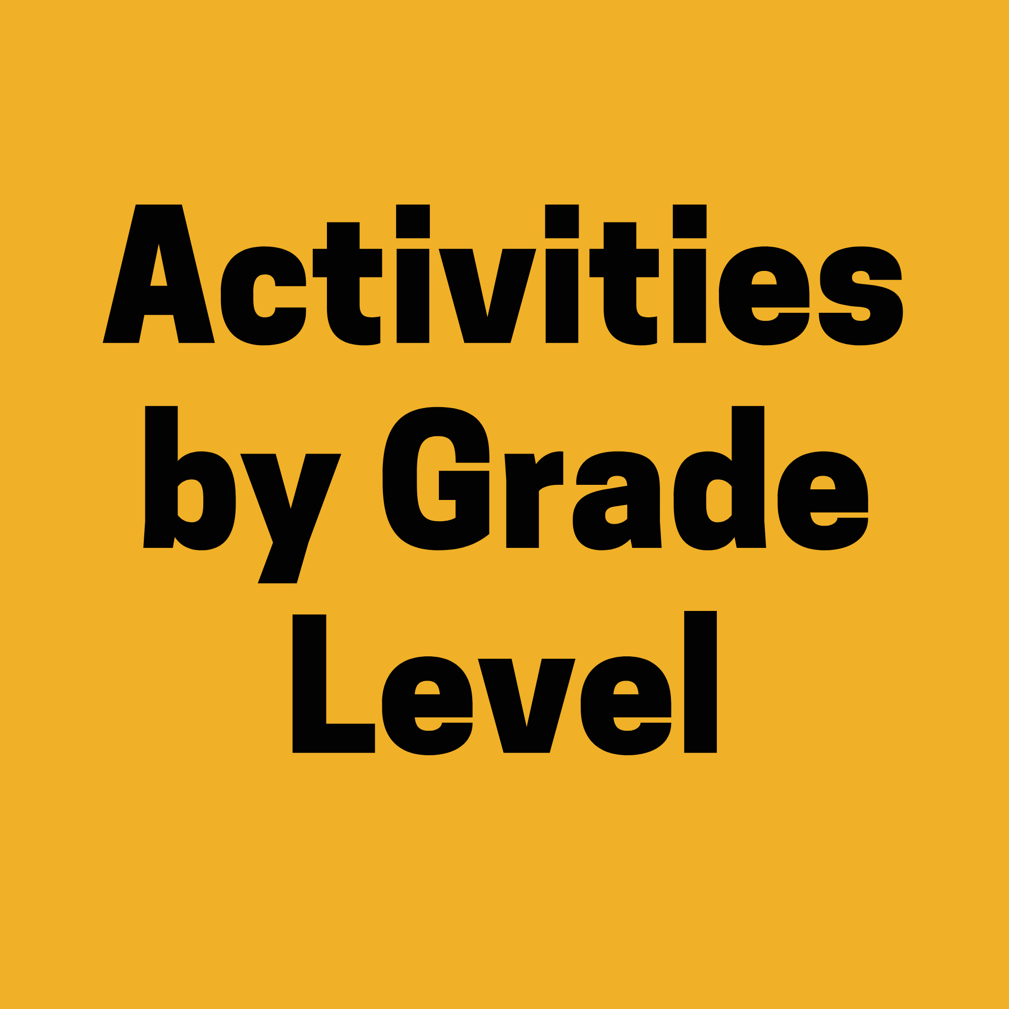 Activities by Grade Level