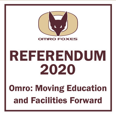 Referendum 2020 flyer Omro moving education and facilities forward