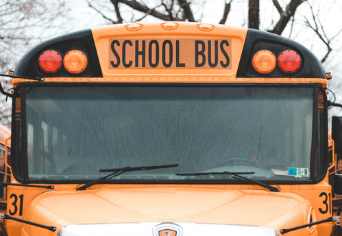 Front of School Bus