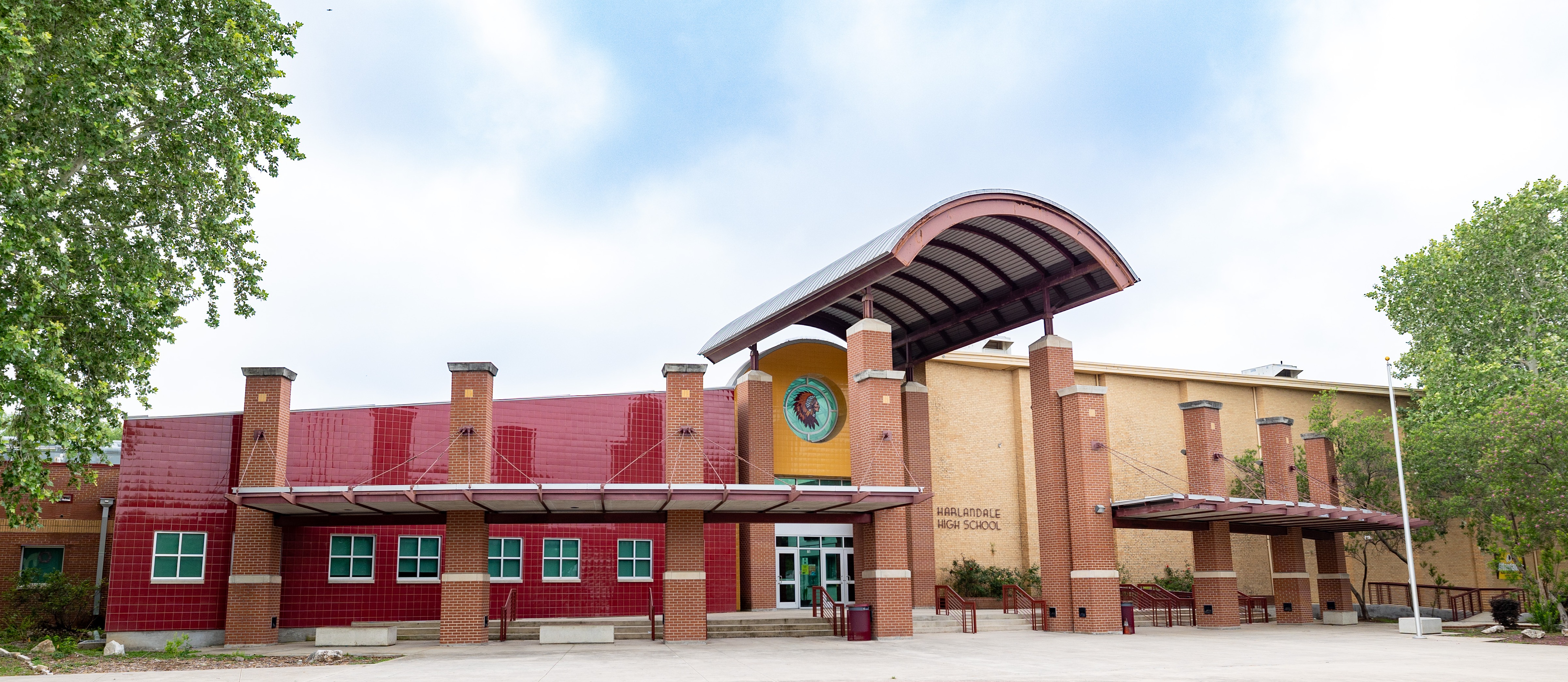 Harlandale High School- front of campus