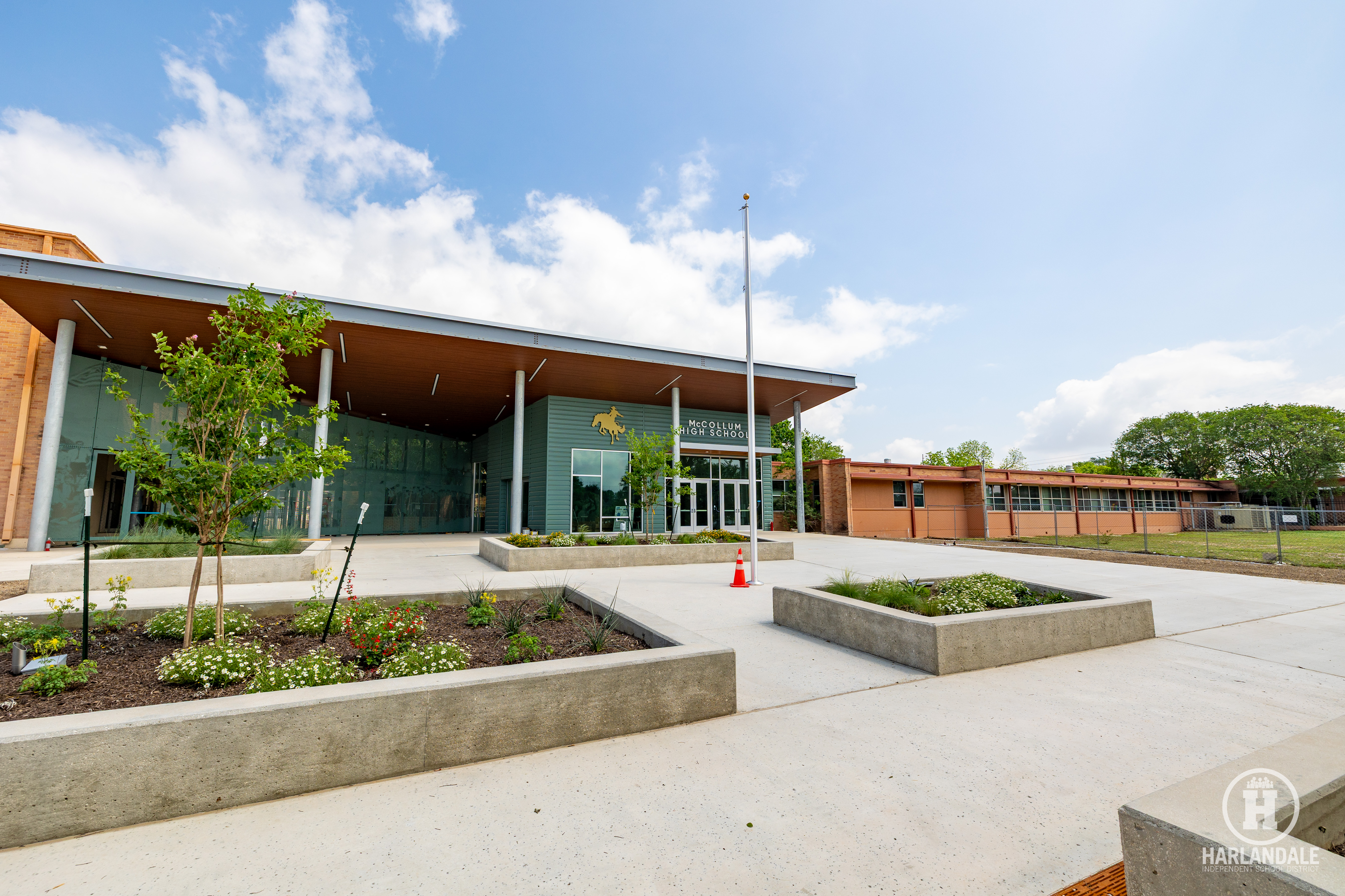 McCollum High School- front of campus