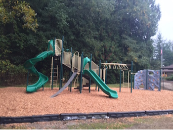 new playground at Point Roberts Primary School 