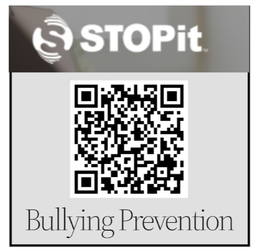 Use the QR code to report bullying.