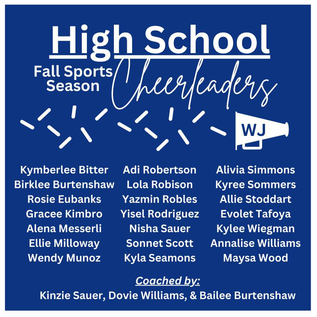 HS Cheer Roster