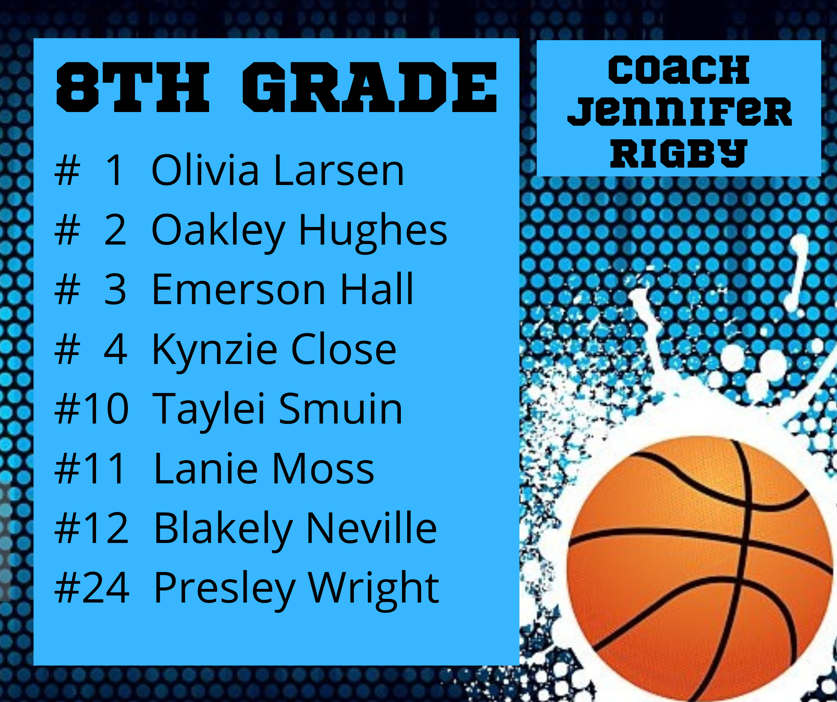 JH GBB ROSTER