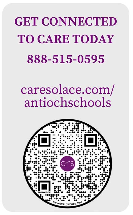 CARE SOLACE QR Code to request support