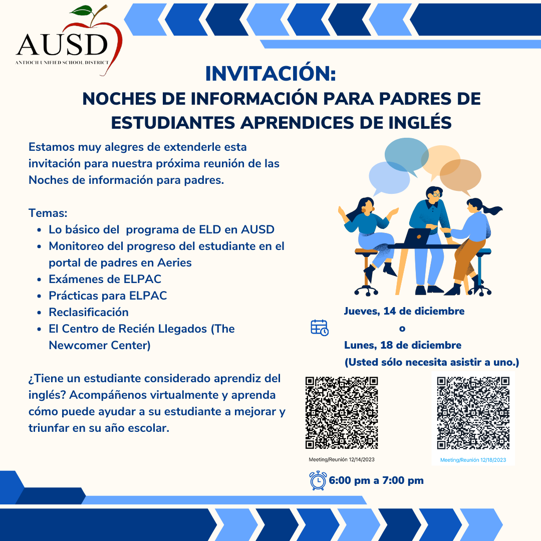 Parent Info Night Spanish