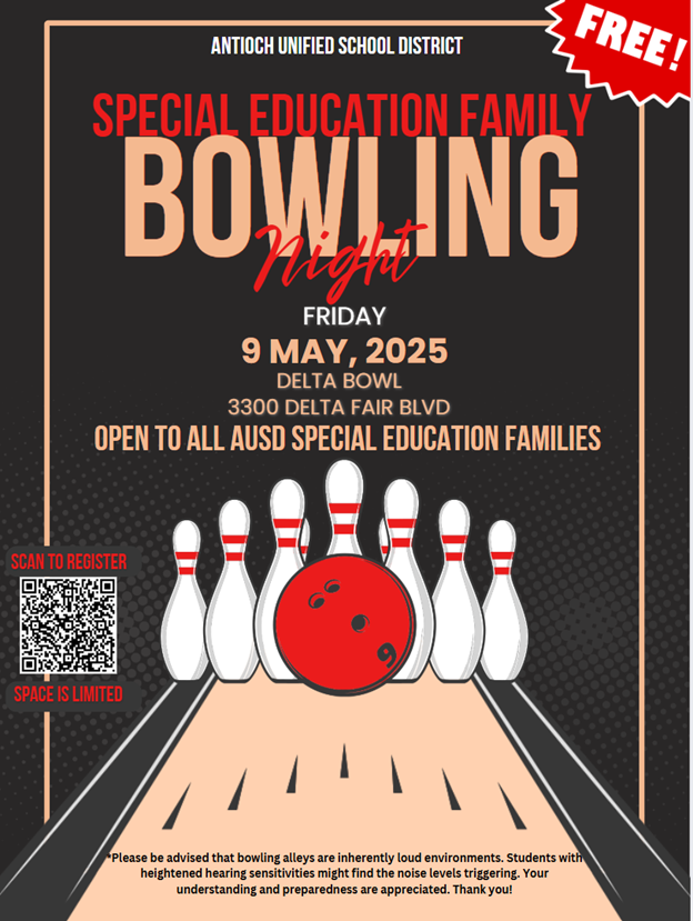 Special Education Family Bowling Night