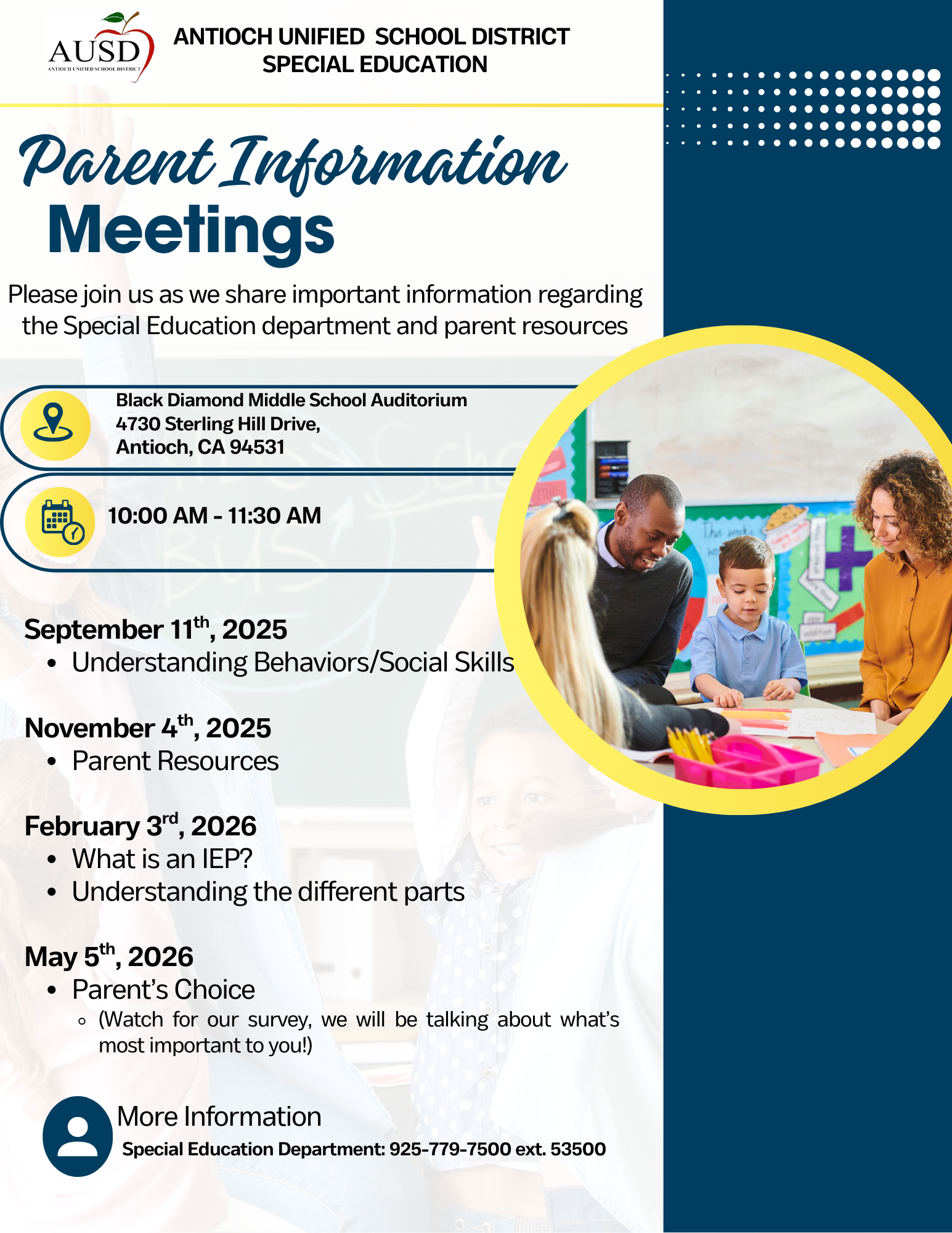 Parent Information Meeting