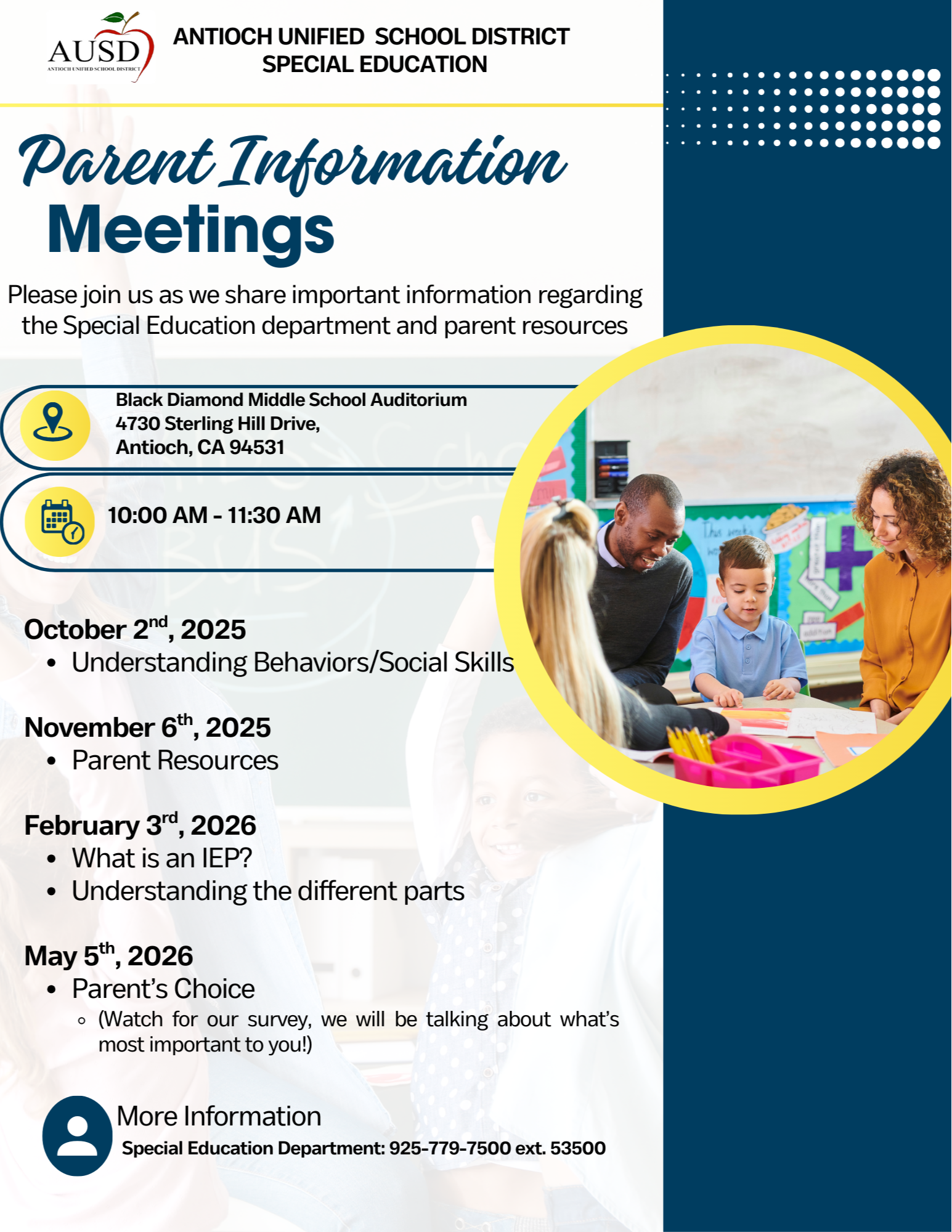 Parent Information Meeting