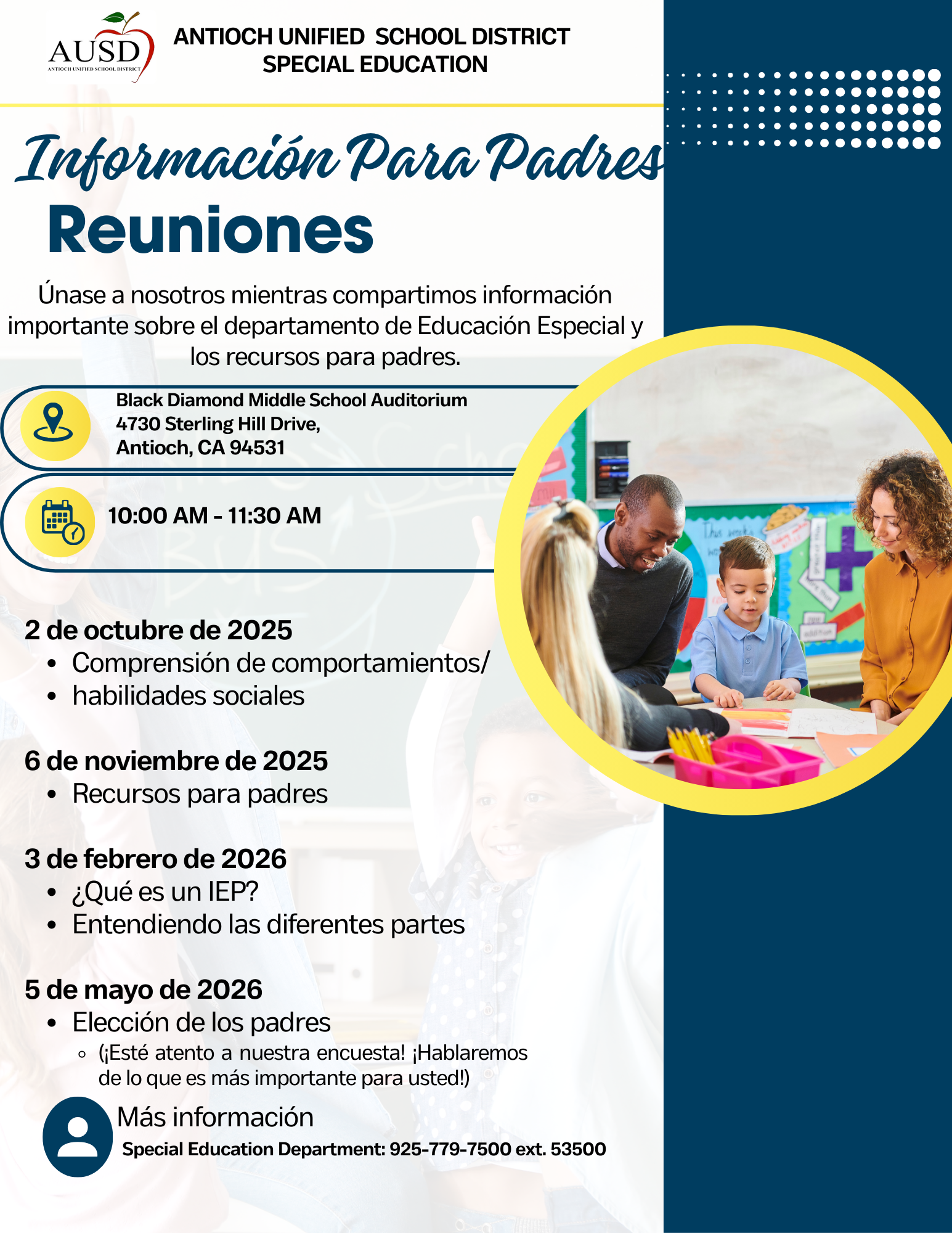 Parent Information Mtg Spanish