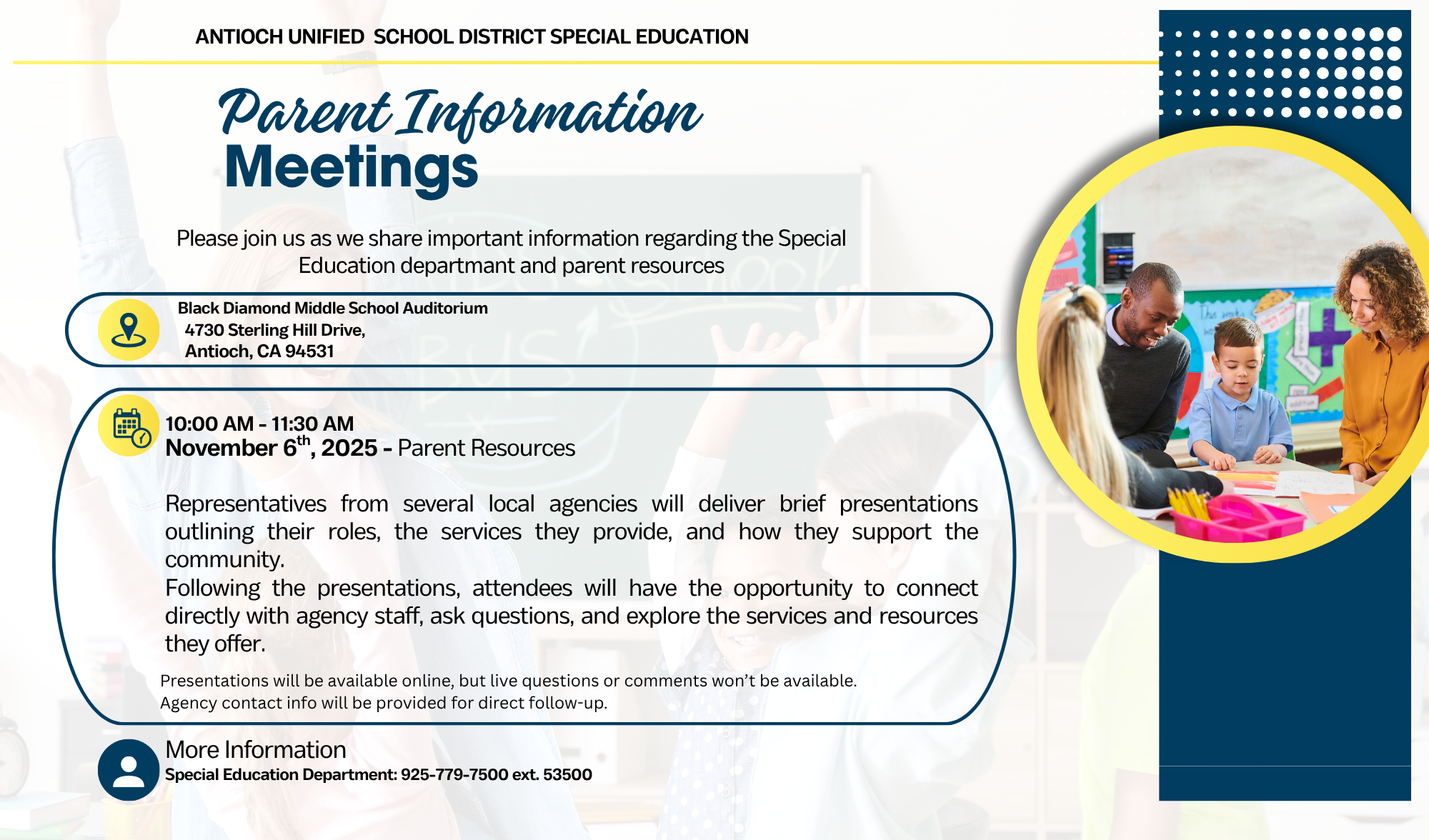 Parent Information Meeting