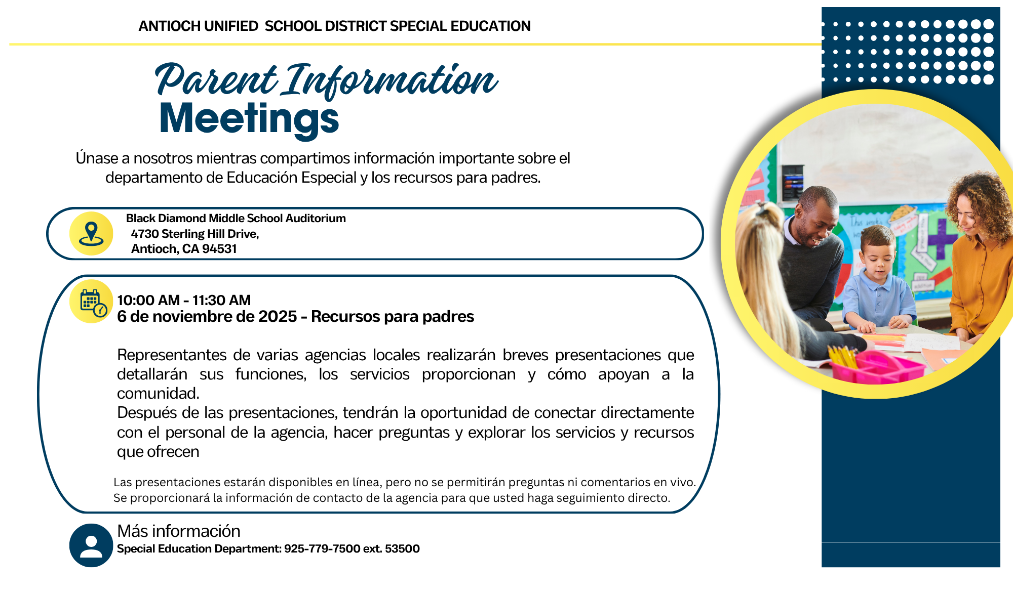 Parent Information Meeting