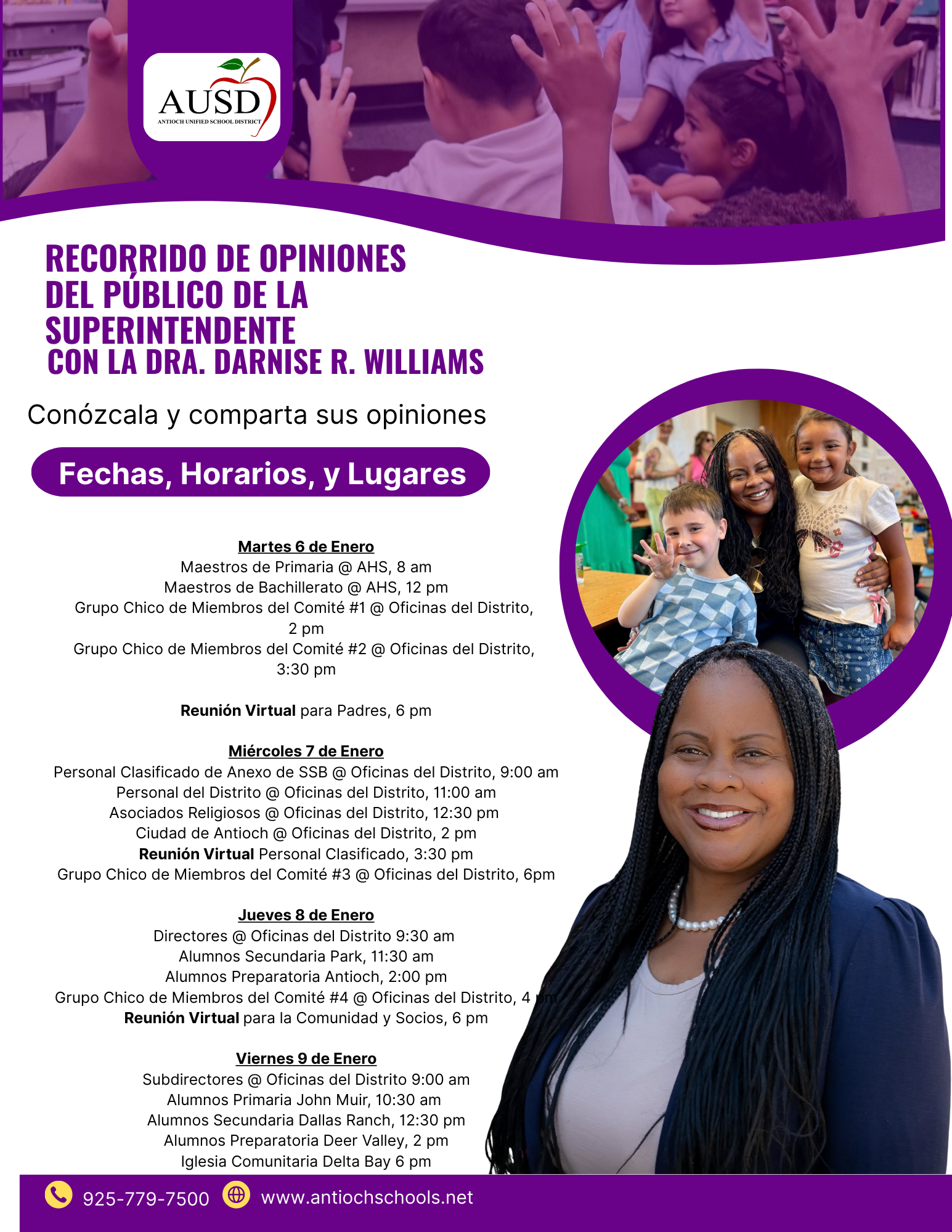 Listening Tour Flyer Spanish