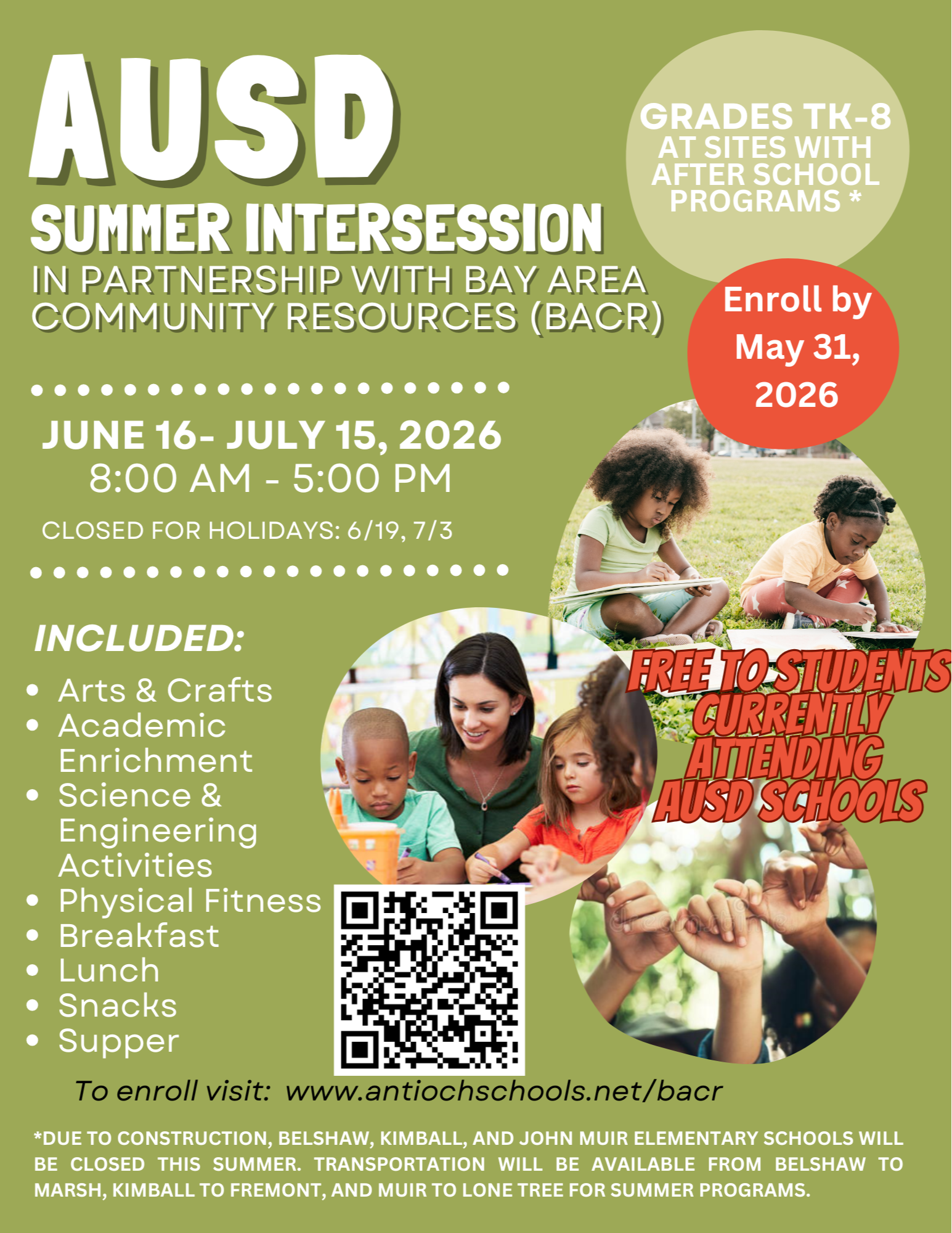 Expanded Learning Programs - Summer Intercession