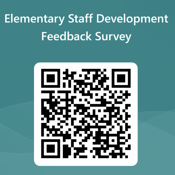 Elementary Staff Development Survey QR Code