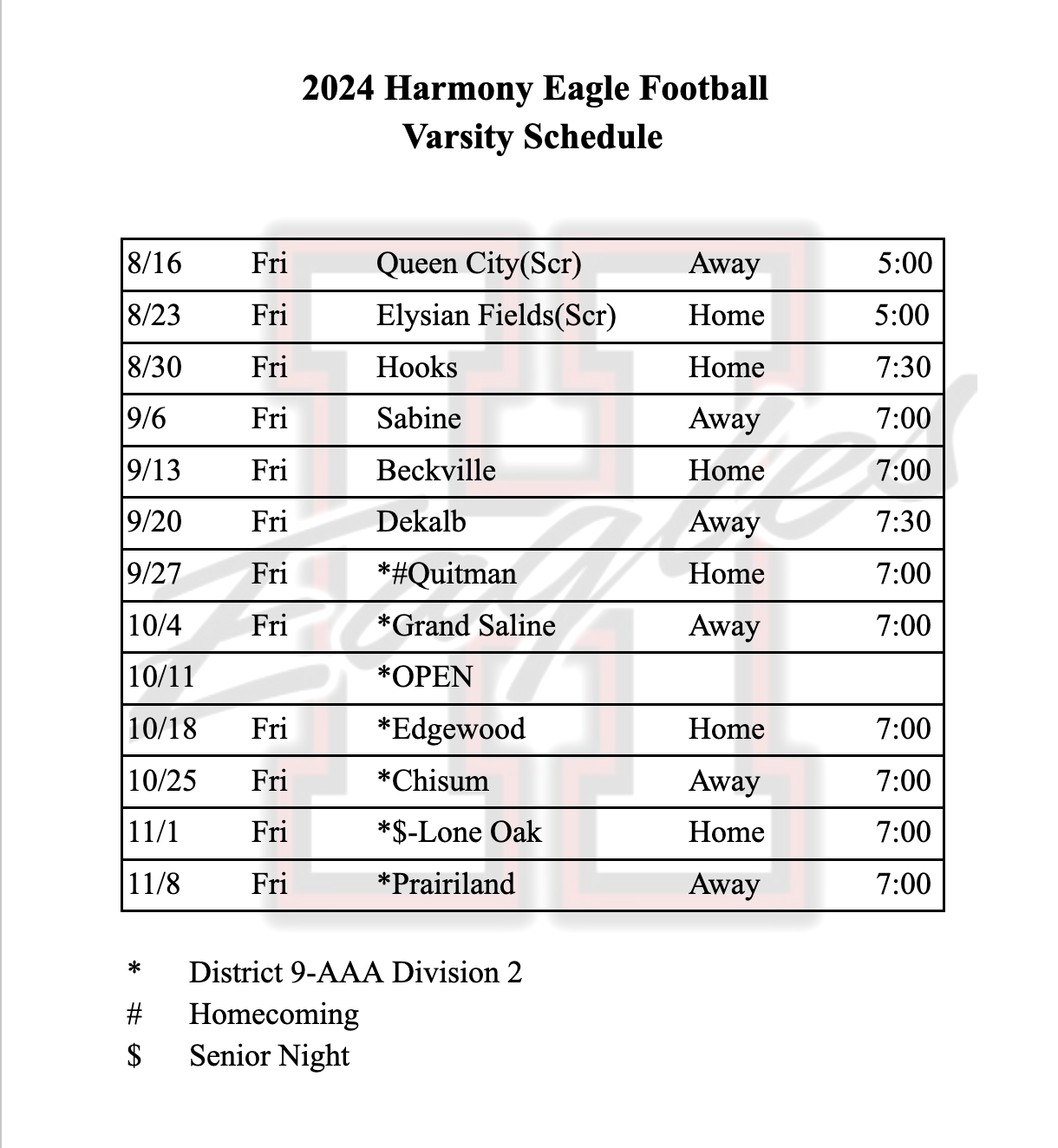 Football | Harmony Athletics