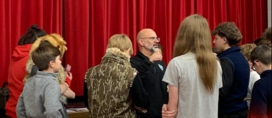 Students listening 