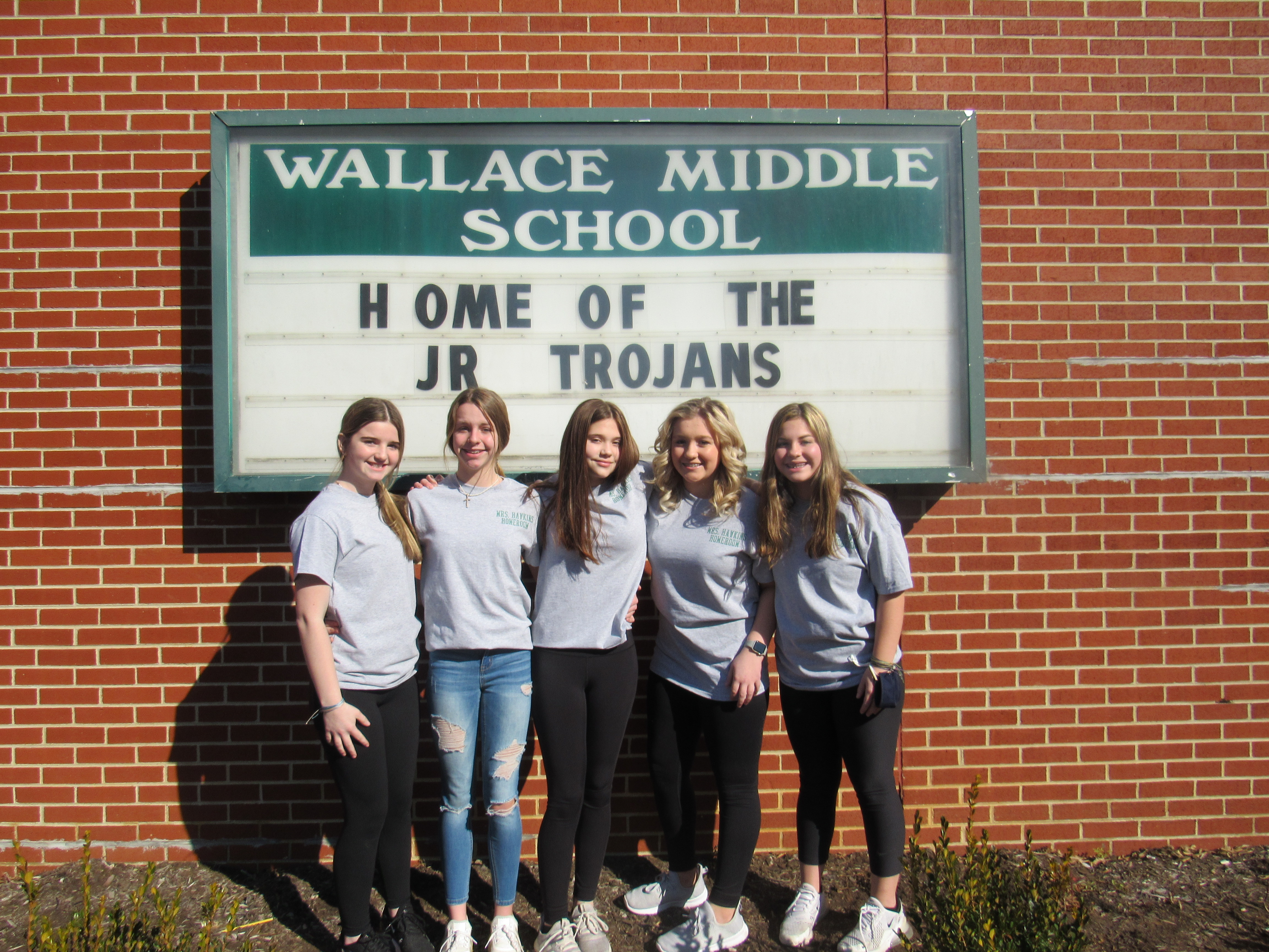 Wallace Middle School Students
