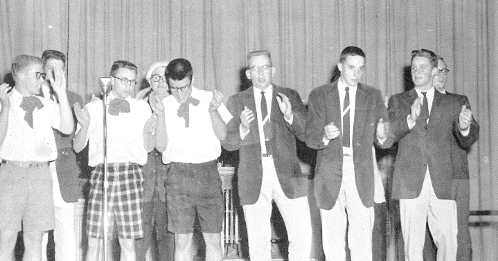 group of people getting ready to clap their hands