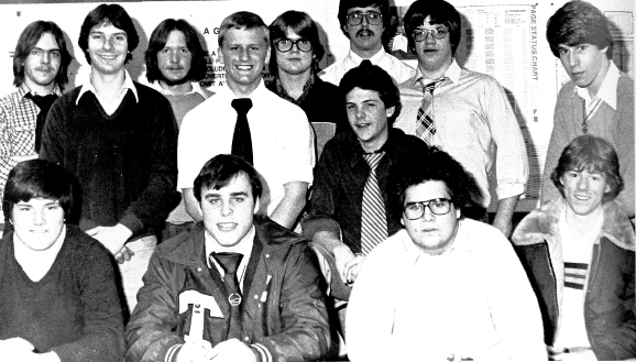 1980 Shamrock Staff. group of people smiling