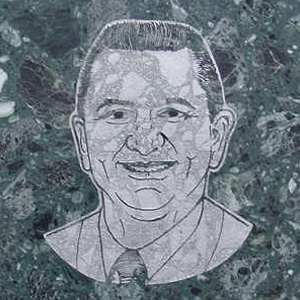 drawing of person smiling