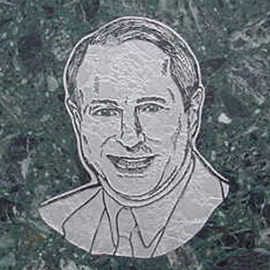 drawing of person smiling