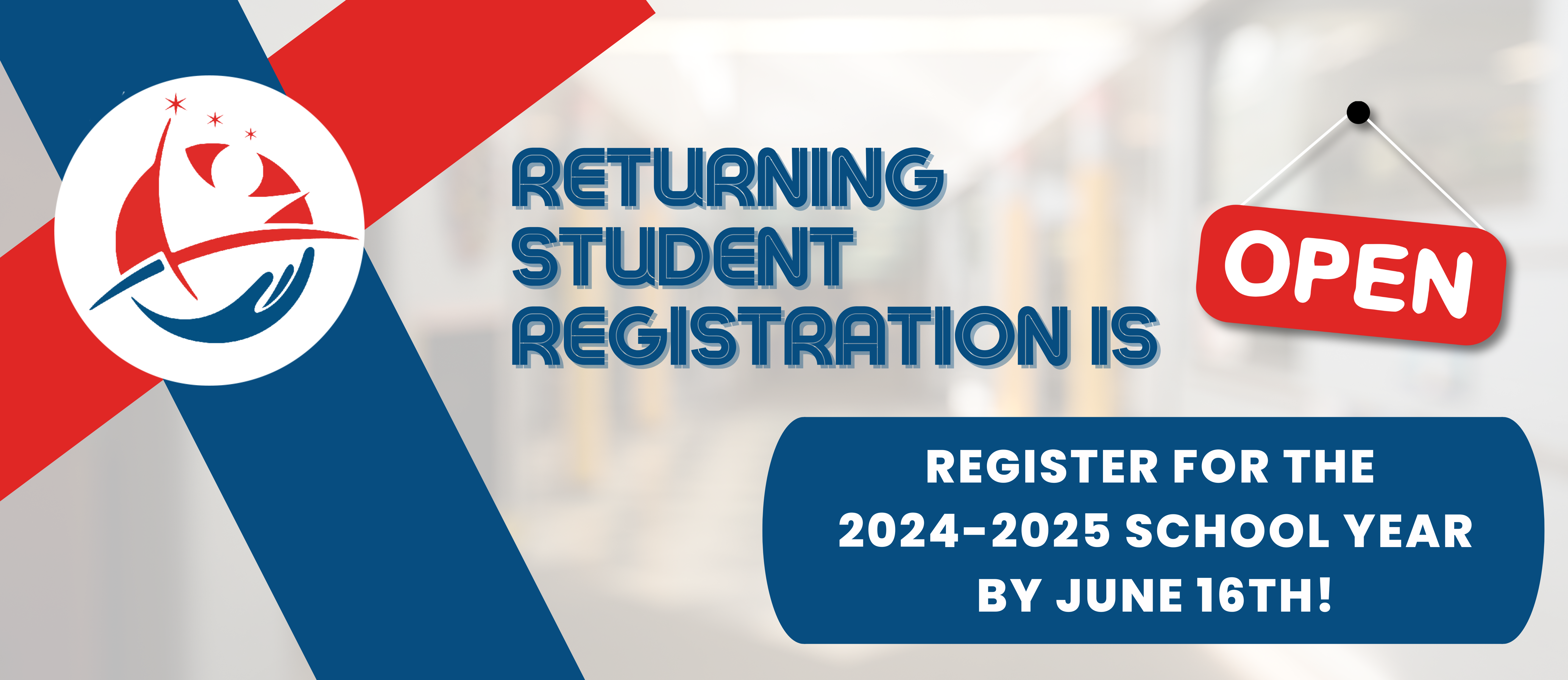 returning student registration is OPEN!