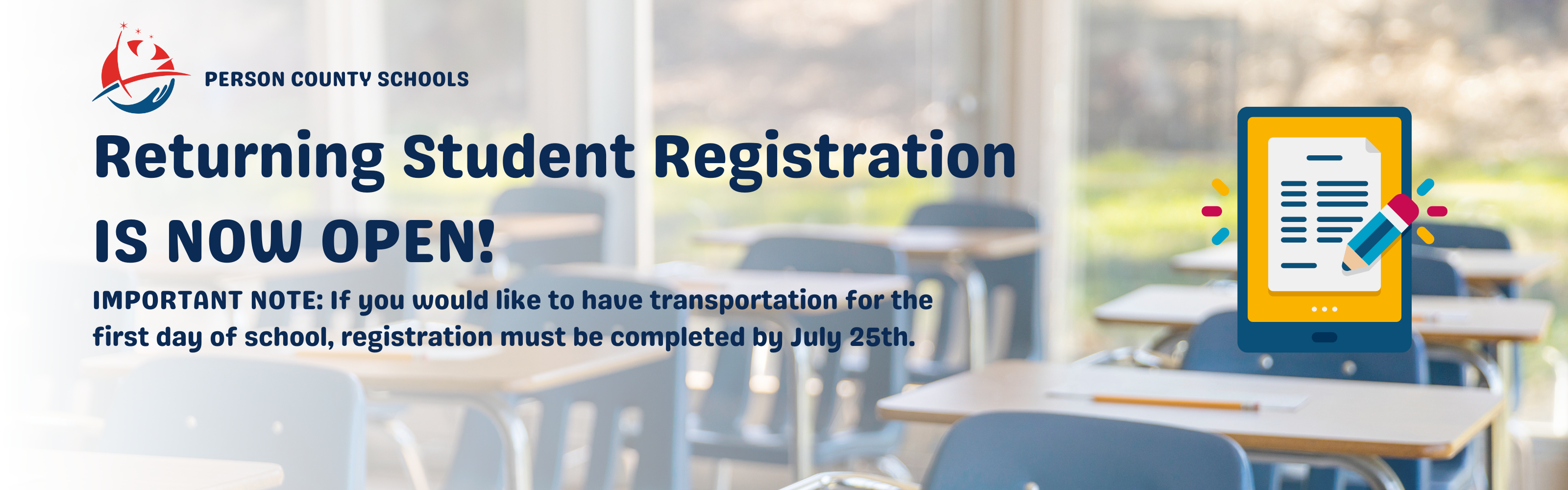 Returning Student Registration