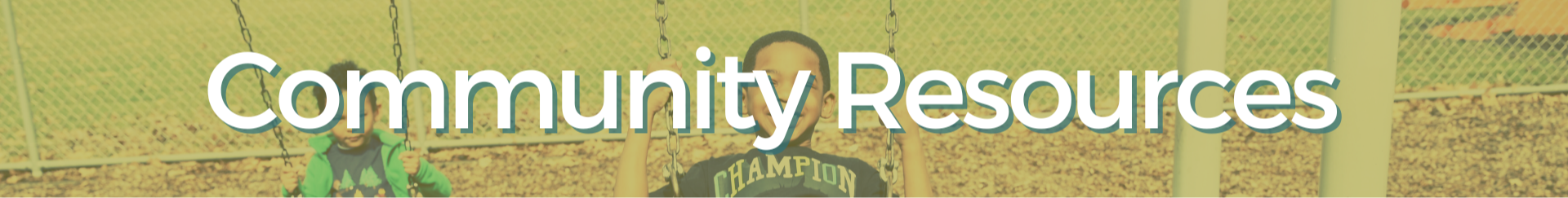 Community Resources Banner