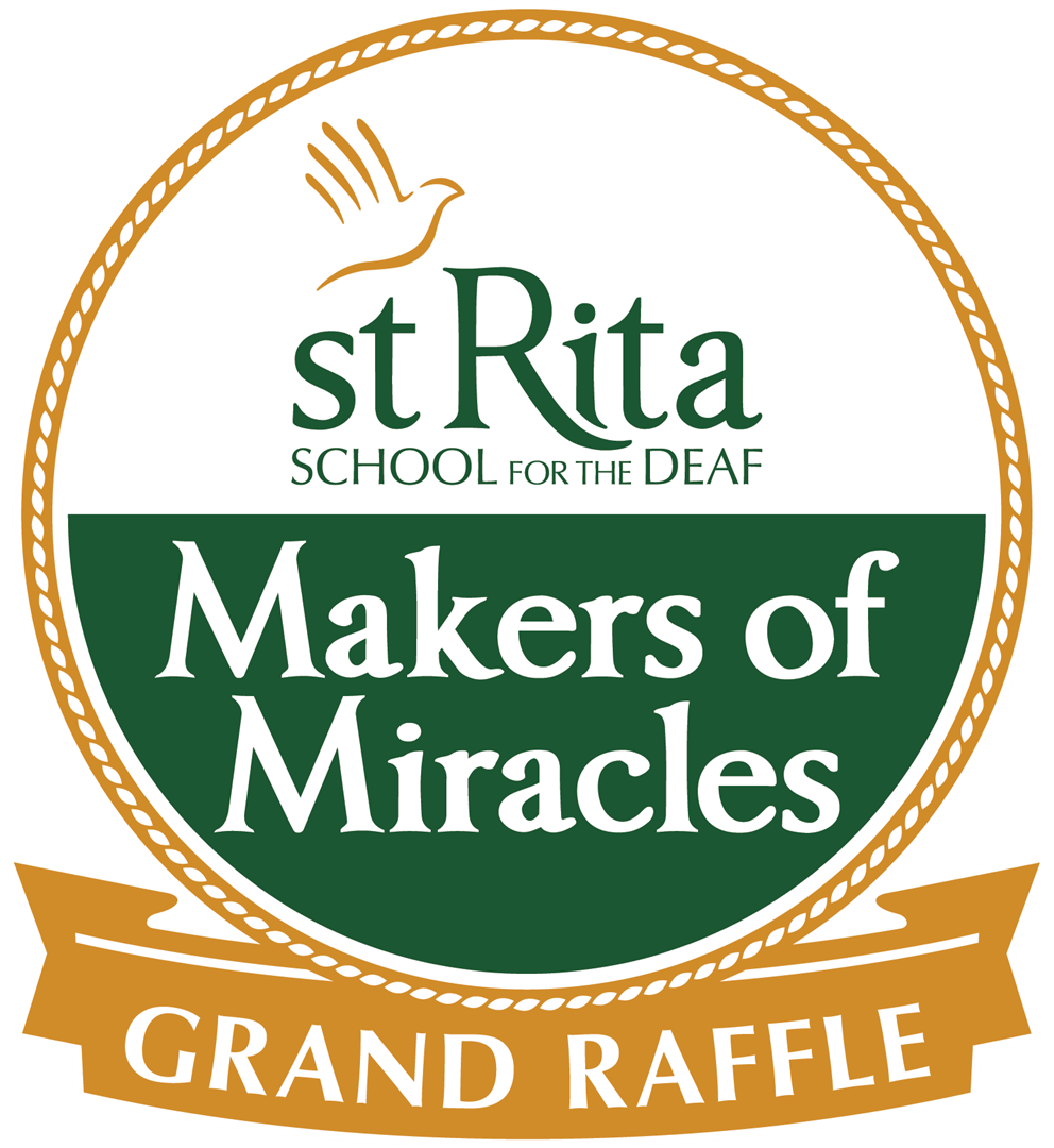 St. Rita's Makers of miracles Grand Raffle logo