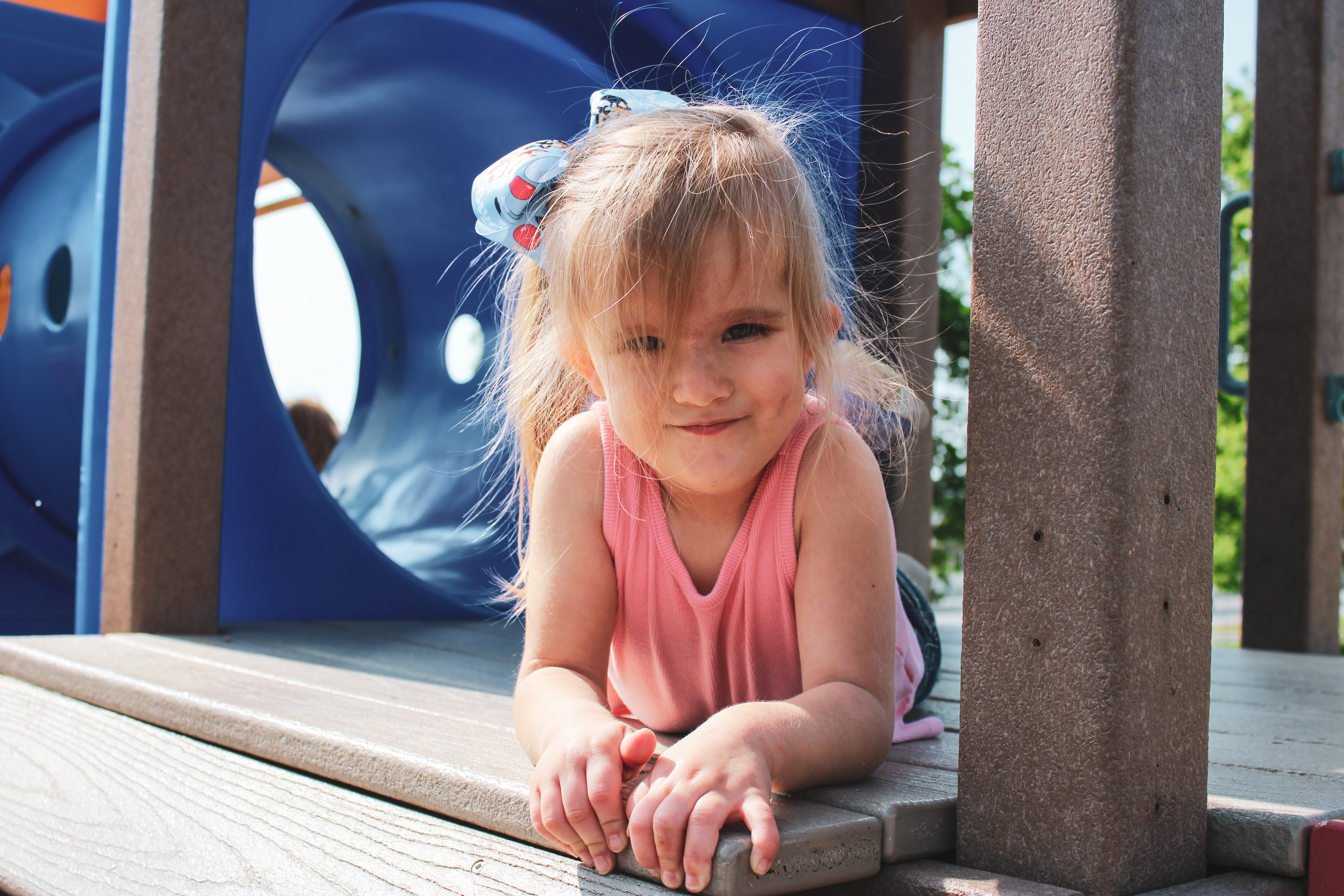 preschool girl playground