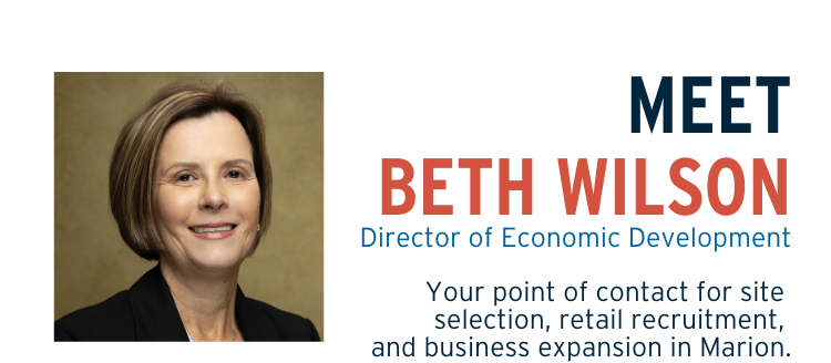 Professional headshot of Beth Wilson, Director of Economic Development for the City of Marion, Arkansas.